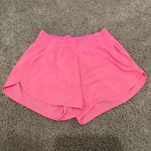 Lululemon Athletica Bright Pink Athletic Shorts